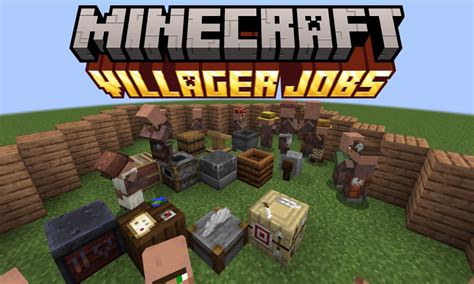minecraft villager job blocks bedrock|Minecraft villagers jobs explained: Types, job site .